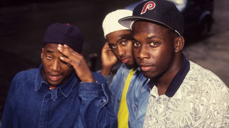Q-Tip, Ali Shaheed Muhammad, and Phife Dawg of A Tribe Called Quest