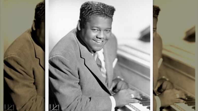 fats domino playing piano