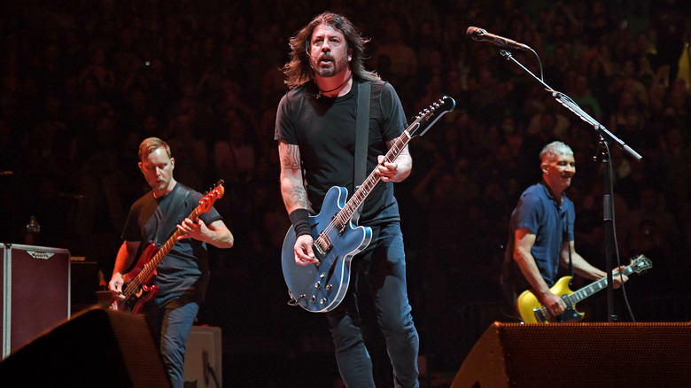 Foo Fighters performing live