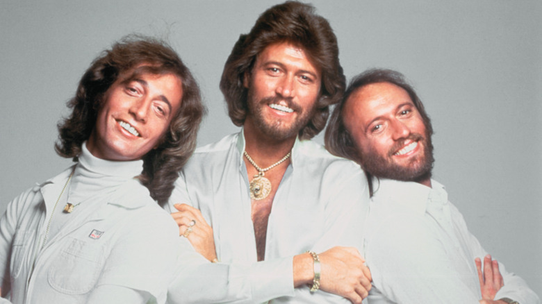 Bee Gees pose for photo