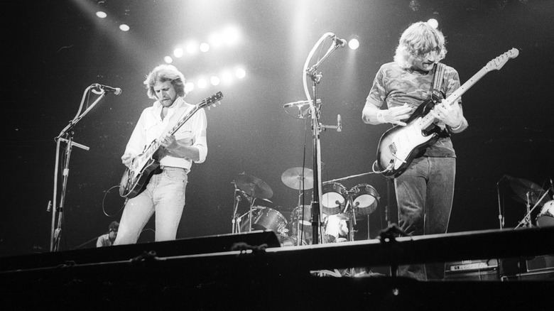 The Eagles onstage circa 1970
