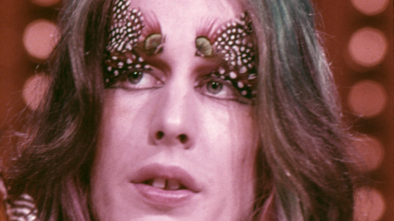 Todd Rundgren in pink makeup in 1974