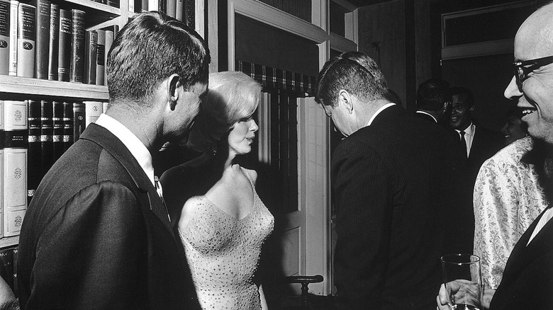 Marilyn Monroe and President Kennedy