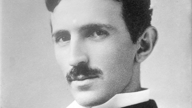 Portrait of Nikola Tesla