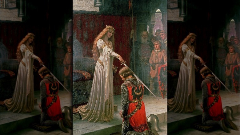 The Accolade by Edmund Blair Leighton