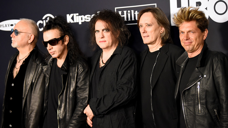 The Cure poses for band photo