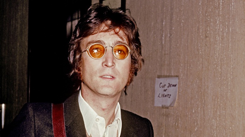 John Lennon in round glasses