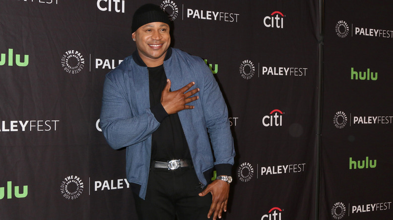 LL Cool J posing on the red carpet