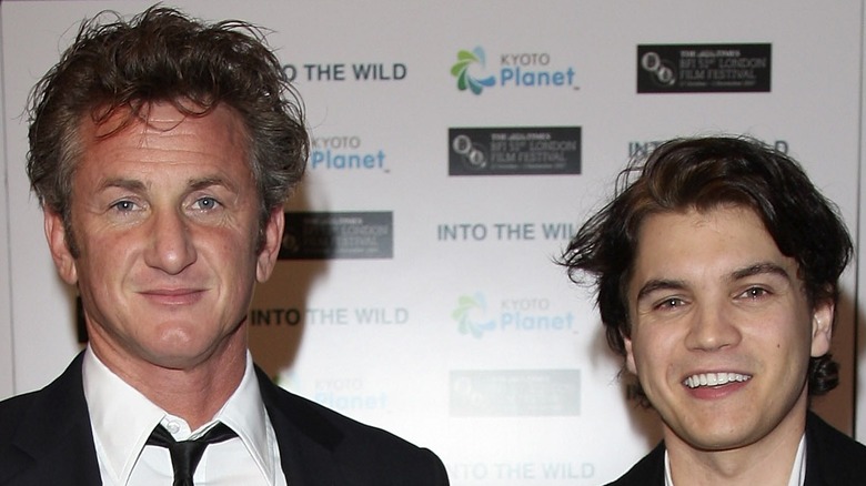 Sean Penn and Emile Hirsch smiling