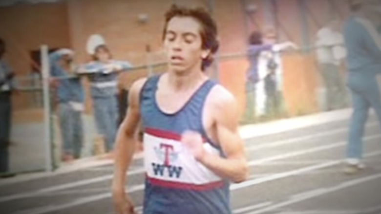 Teenage Chris McCandless running