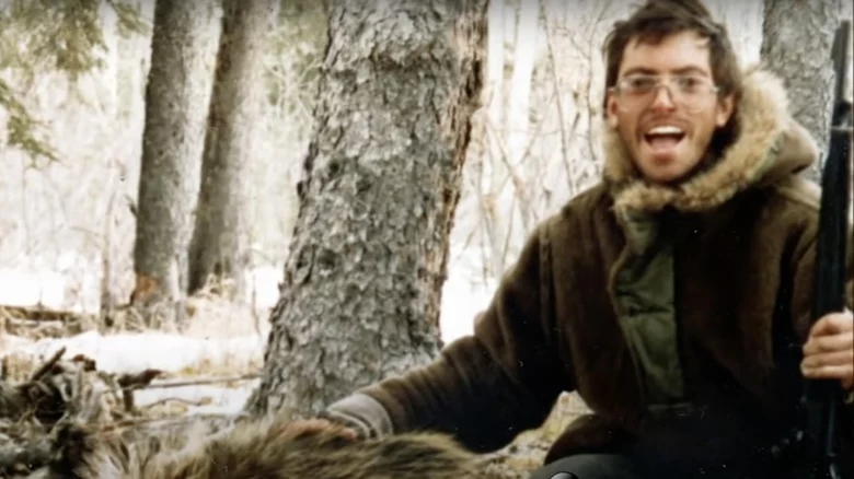 Chris McCandless smiling hunting