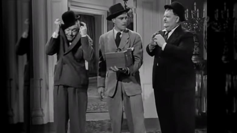 Laurel and Hardy in The Big Noise