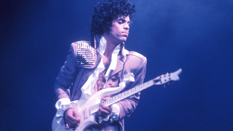 Prince on stage