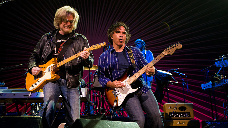 Hall and Oates on stage