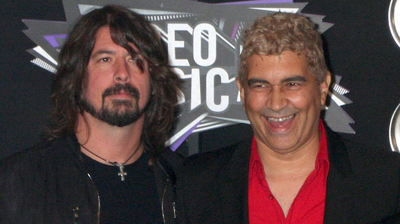 Dave Grohl and Pat Smear of Foo Fighters