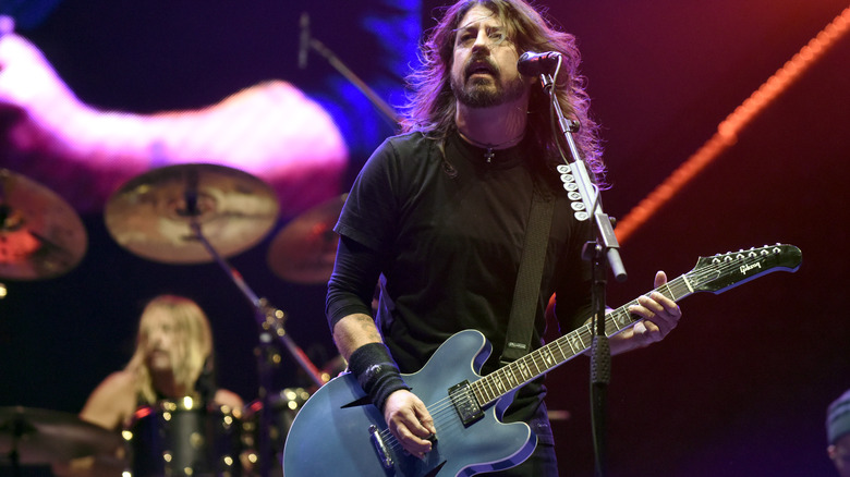 Dave Grohl and Taylor Hawkins Foo Fighters concert