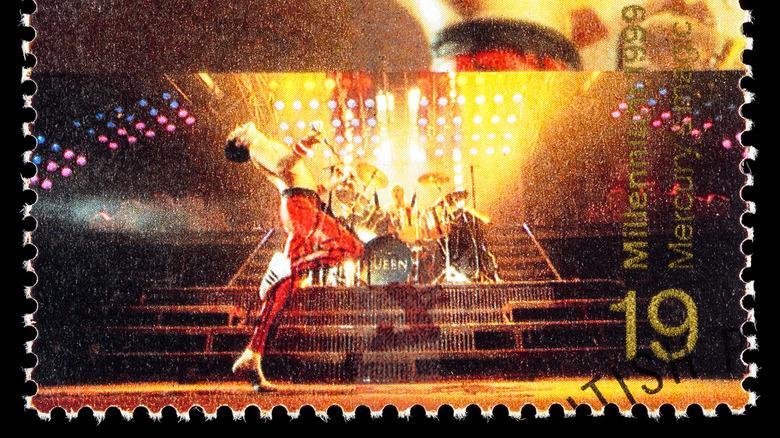 Freddie Mercury Royal Mail stamp