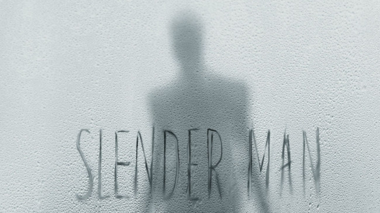 Slender Man through a window