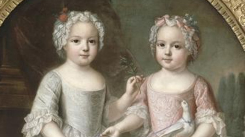 painting of Élisabeth and Henriette as children.