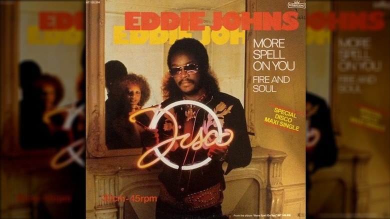 Eddie Johns posing album cover
