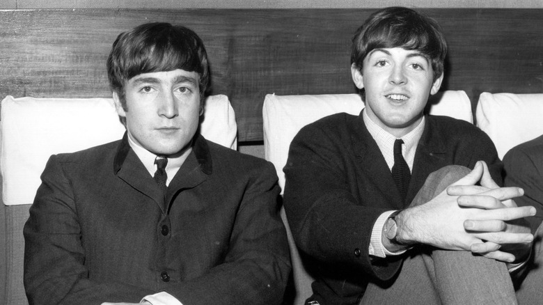 John Lennon and Paul McCartney in 1963