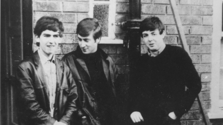 George Harrison John Lennon and Paul McCartney in 1960