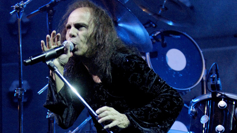 Ronnie James Dio singing