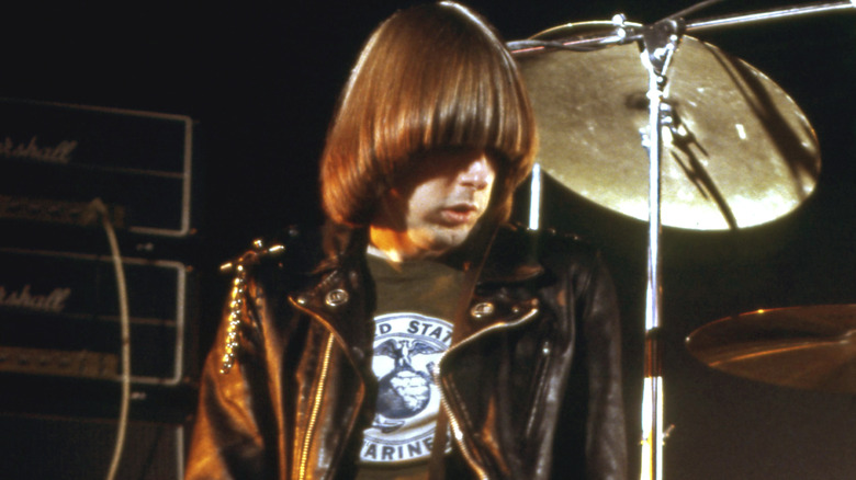 Johnny Ramone performing in 1978