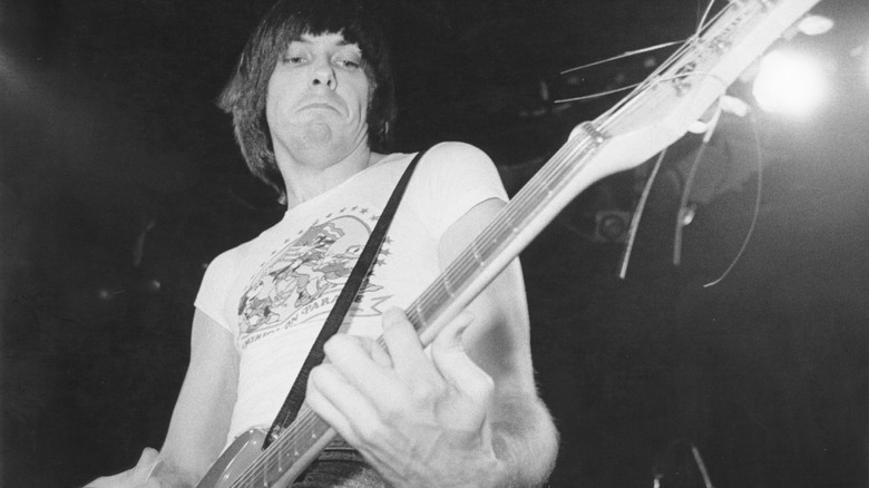 Johnny Ramone onstage in 1970s