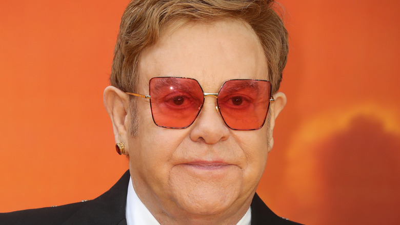 Elton John close-up