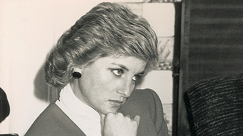 Princess Diana serious