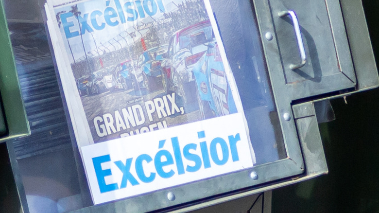 Excelsior newspaper box