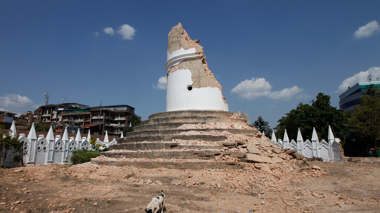 the old Dharahara tower