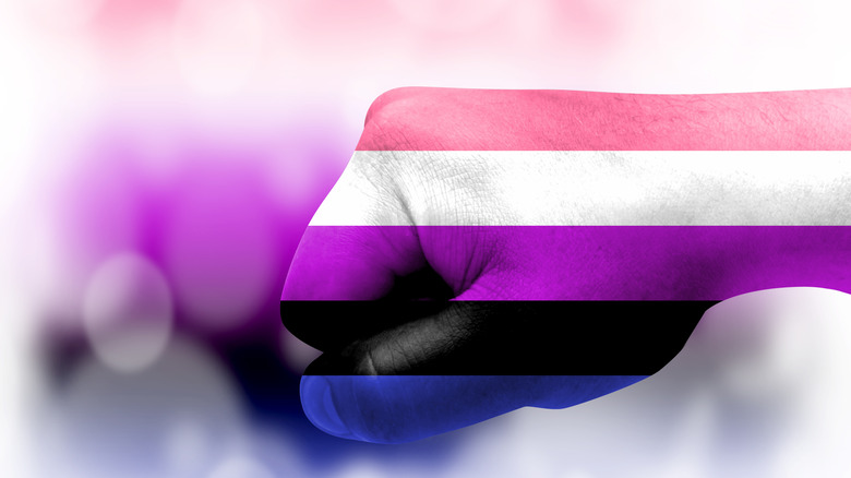 genderfluid LGBTQ+ pride flag