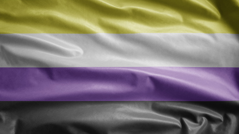 nonbinary LGBTQ+ pride flag