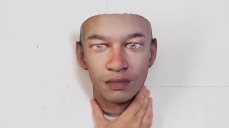 A 3D printed head