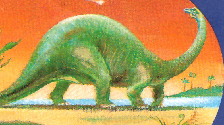 Brontosaurus featured on stamp