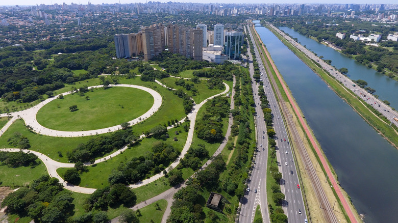 Aerial view of Sao Paulo