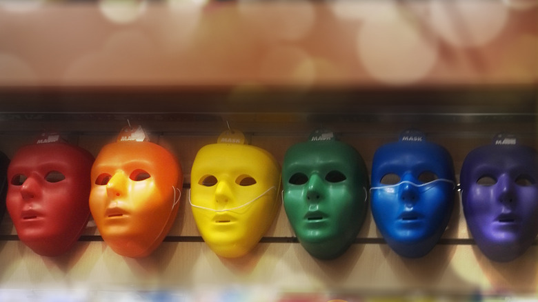 Rainbow masks