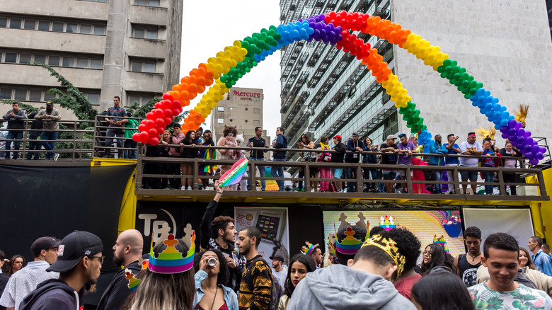 Sao Paulo Pride gathering