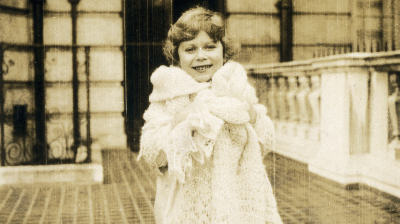 Queen Elizabeth as a child