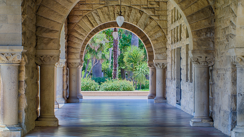 Original walls at Stanford University
