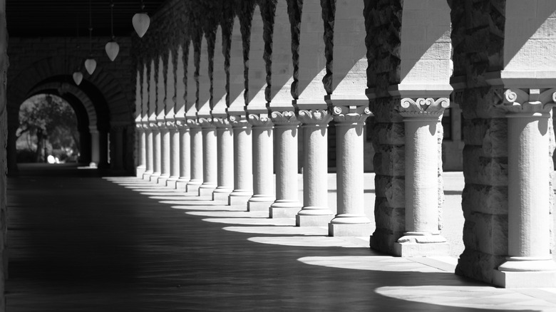 pattern of arches on campus