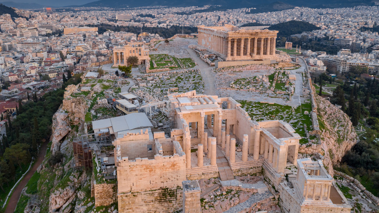 The Acropolis from above