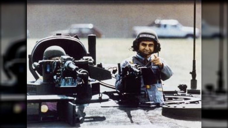 Dukakis in the tank