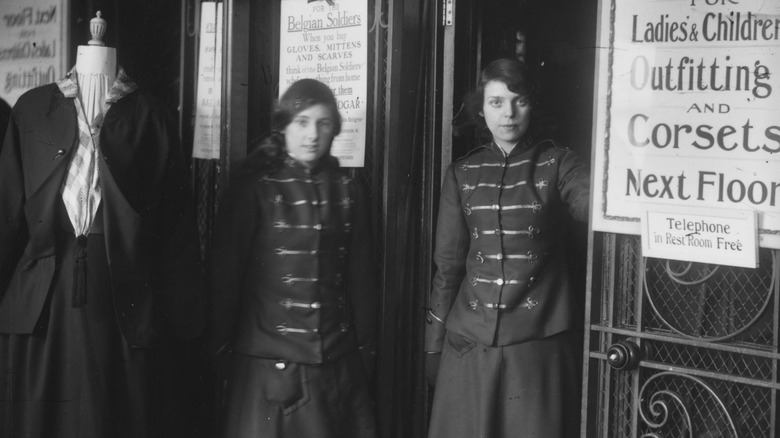 Female elevator operators