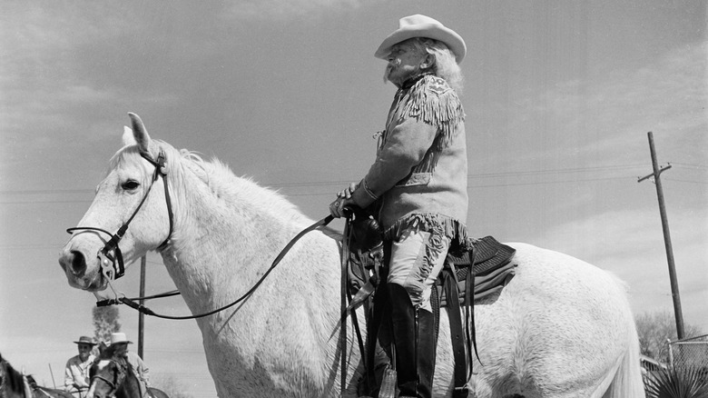 man dressed for Mexican-American War reenactment