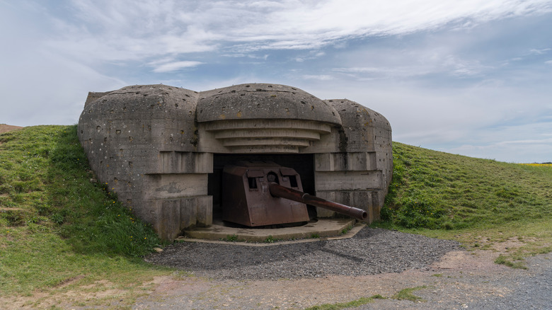 German bunker in Normandy