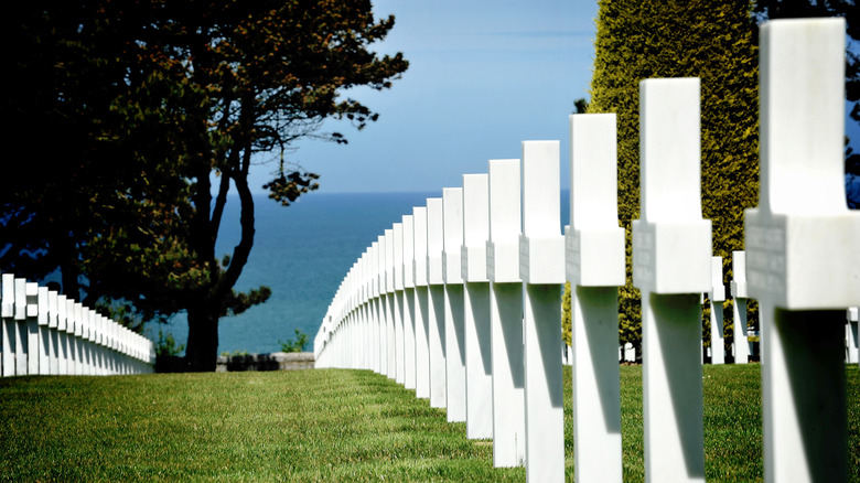 American cemetery in Normandy