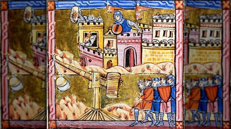 Siege of Antioch medieval illumination illustration